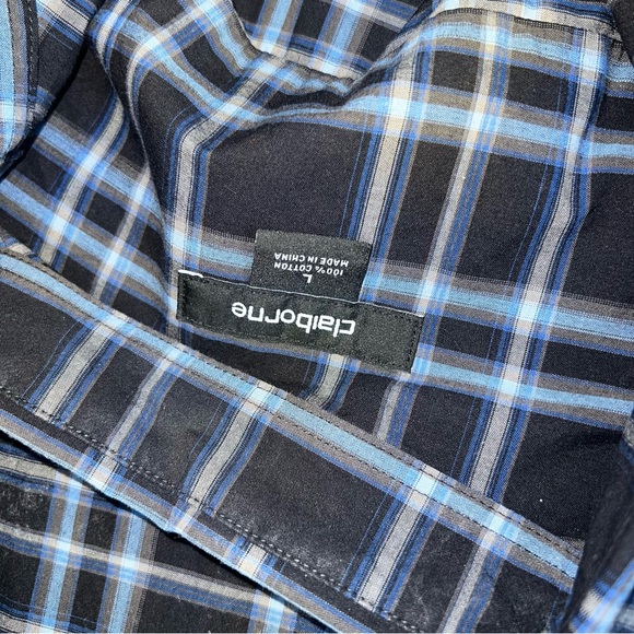 Claiborne check button down shirt - Picture 3 of 9